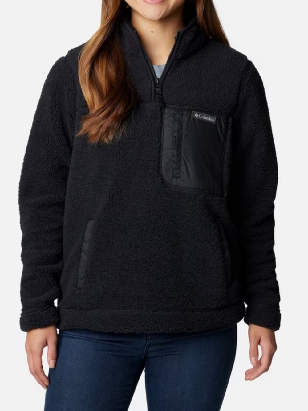 Columbia West Bend 1/4 zip Sherpa Pullover